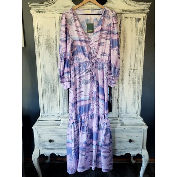 NWT Anthropologie Boamar Riviere Maxi Dress - Large - Picture 6 of 8